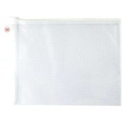 Avery Elle - Mesh Storage Pouch - Small - White